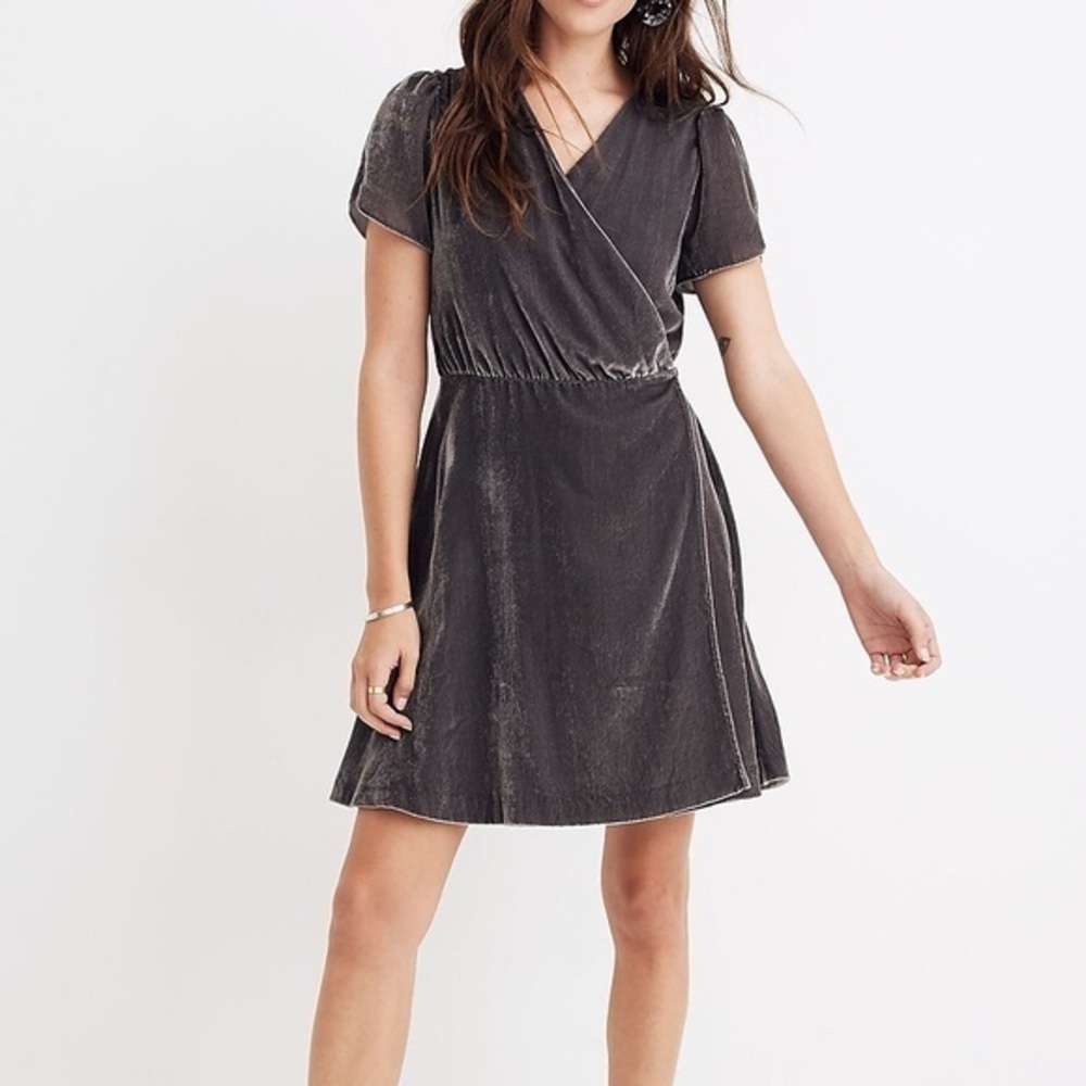 Madewell Velvet Dress‎ Size X-Small